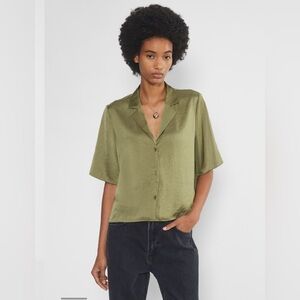 Wilfred by Aritzia Beso Satin Top